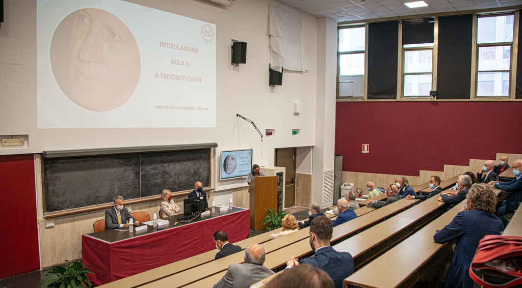 Panoramica dell'aula 5 - foto di Augusto Frascatani