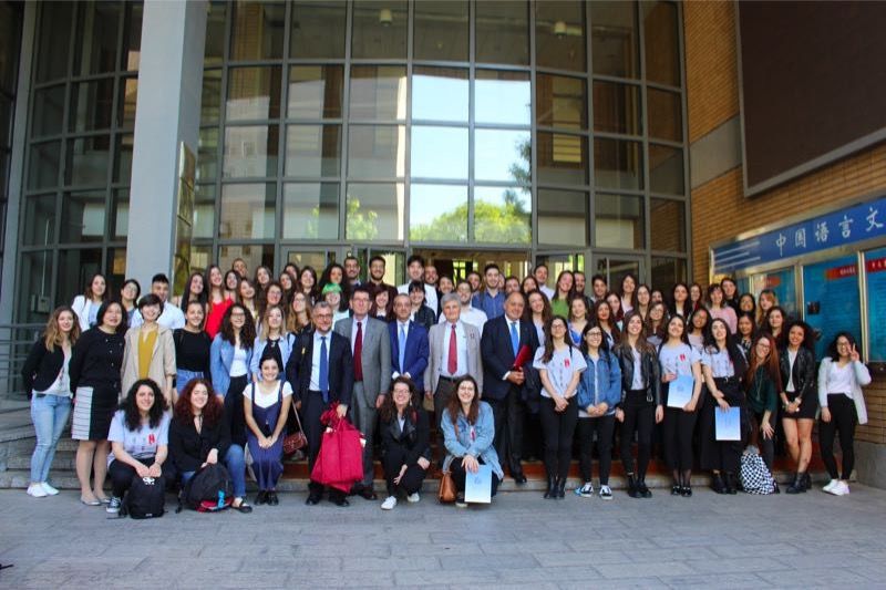 il rettore incontra gli studenti della Sapienza a Pechino
