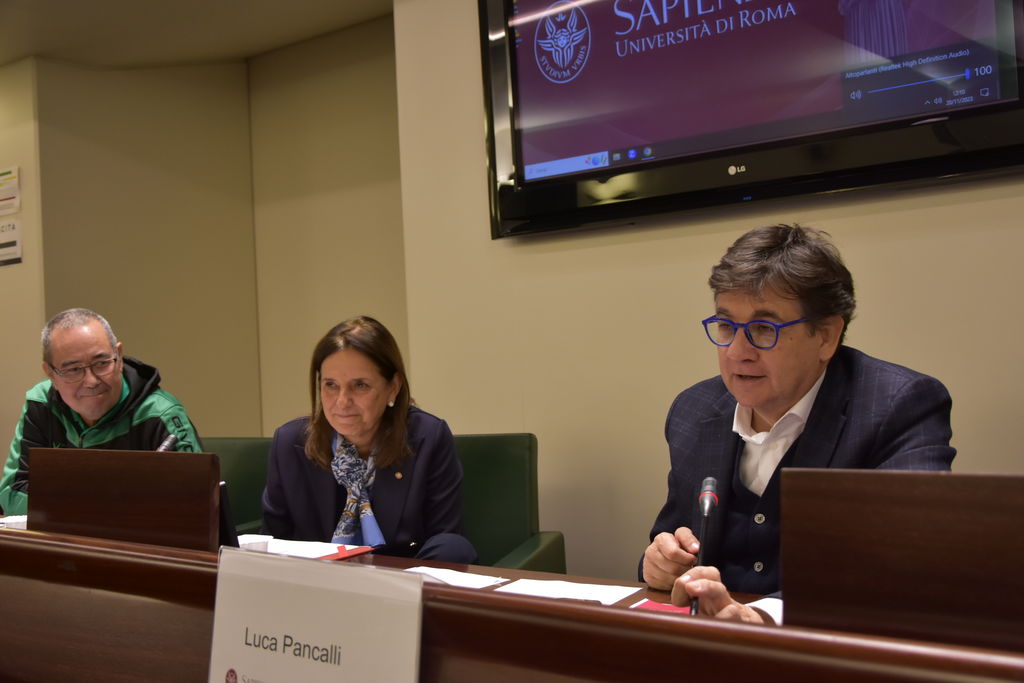 Vito Trincheri, Antonella Polimeni e Luca Pancalli