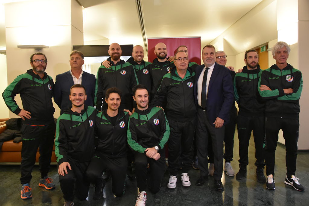 Nazionale italiana dottori di calcio e Marco Tardelli
