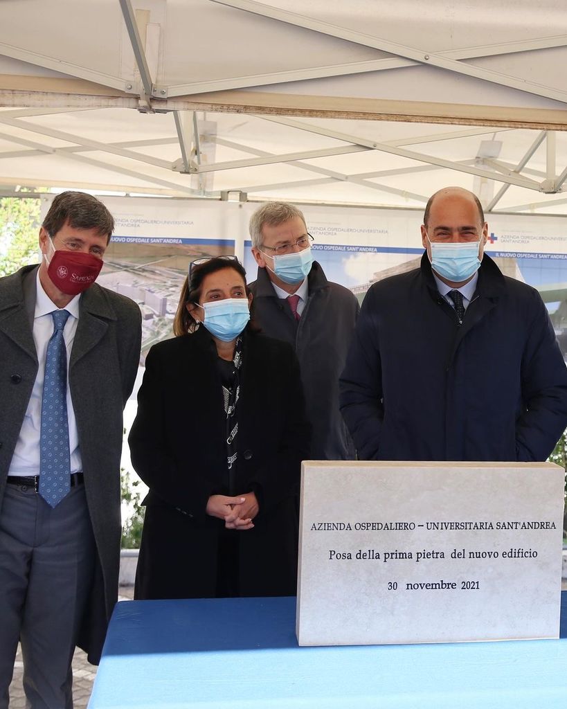 Preside della Facoltà di Medicina e psicologia Fabio Lucidi, rettrice Antonella Polimeni, 