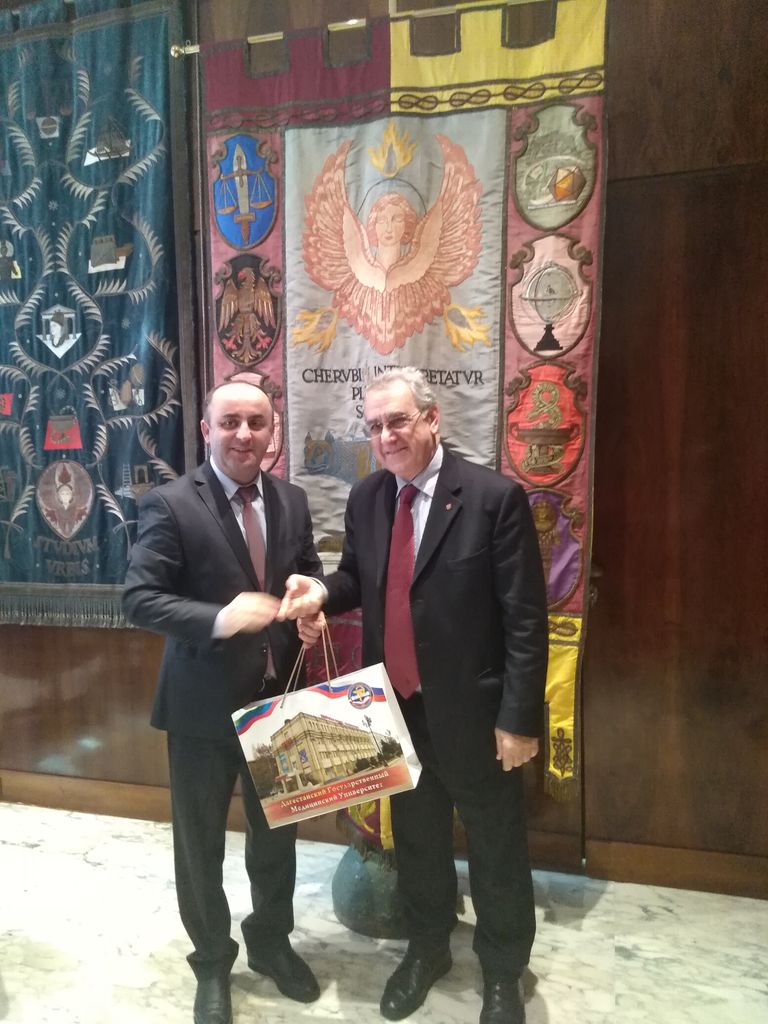 Incontro con la delegazione della Dagestan Medical State University, Russia