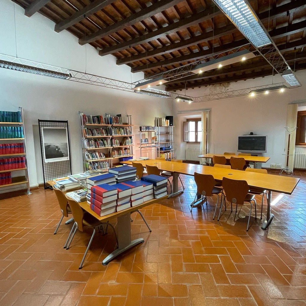 Una sala studio del Polo di Rieti