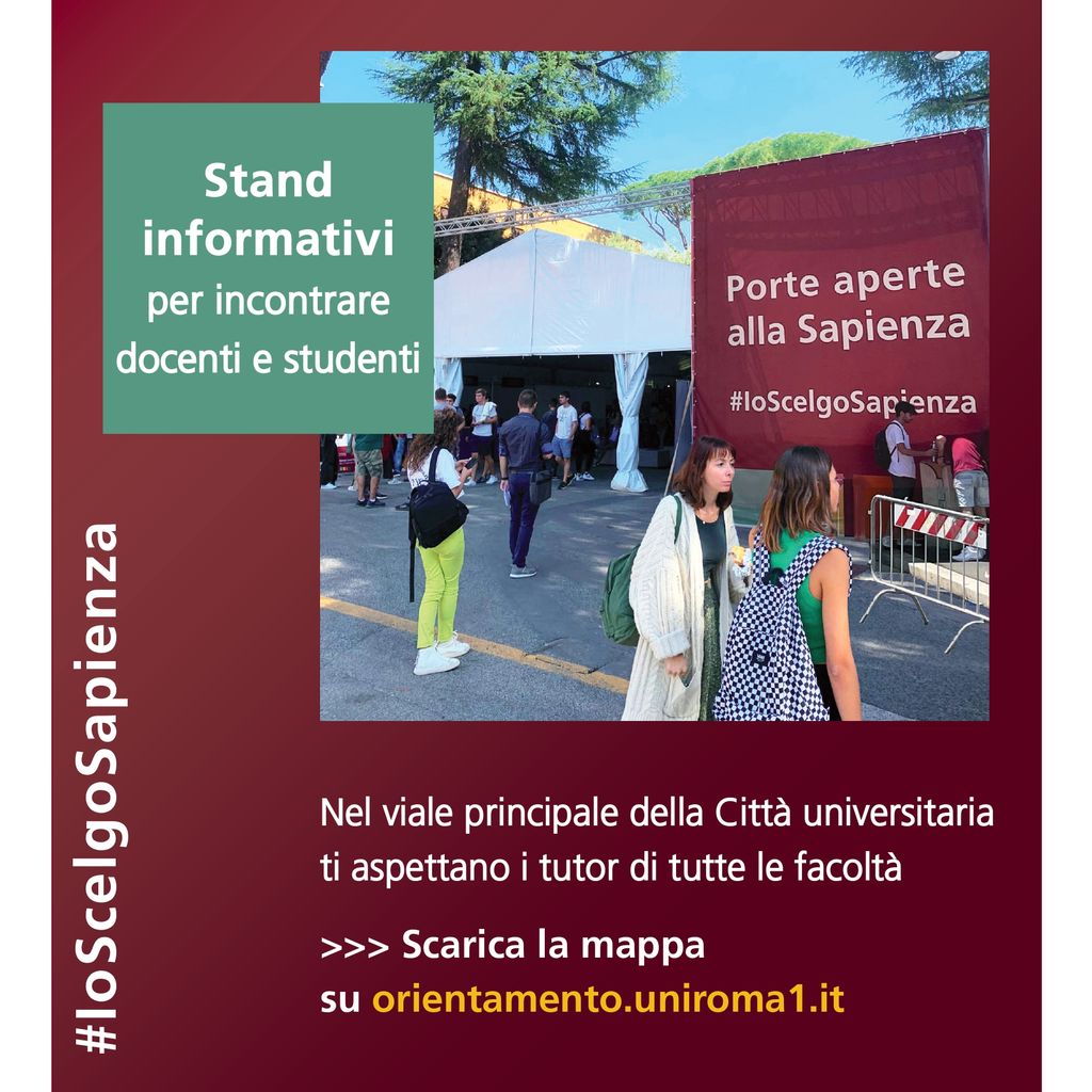 Stand informativi per incontrare studenti e docenti