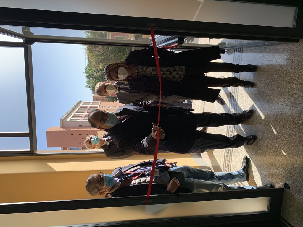 foto di gruppo inaugurazione