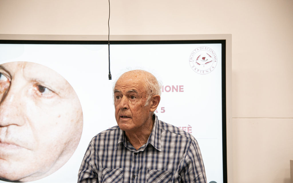 Mario Tiberi, già professore della Sapienza - foto di Augusto Frascatani