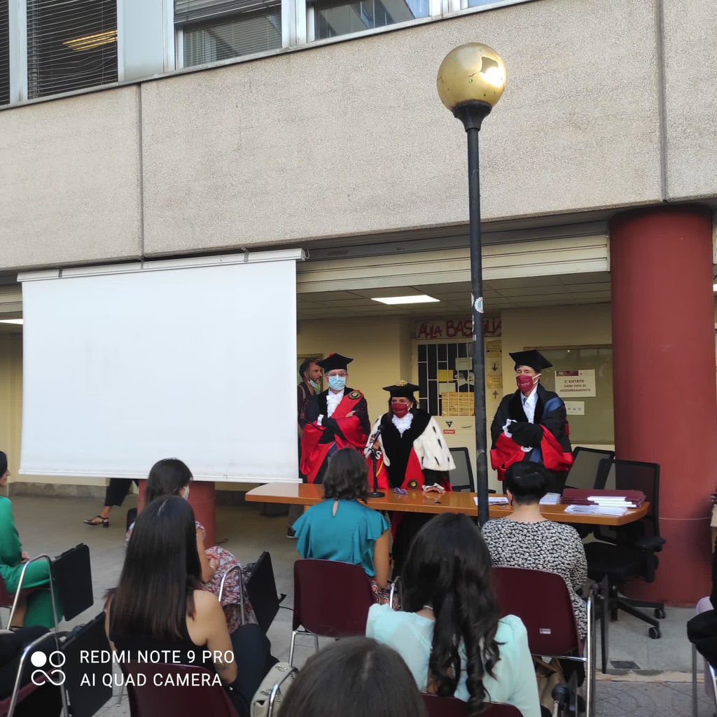 La rettrice al Graduation day