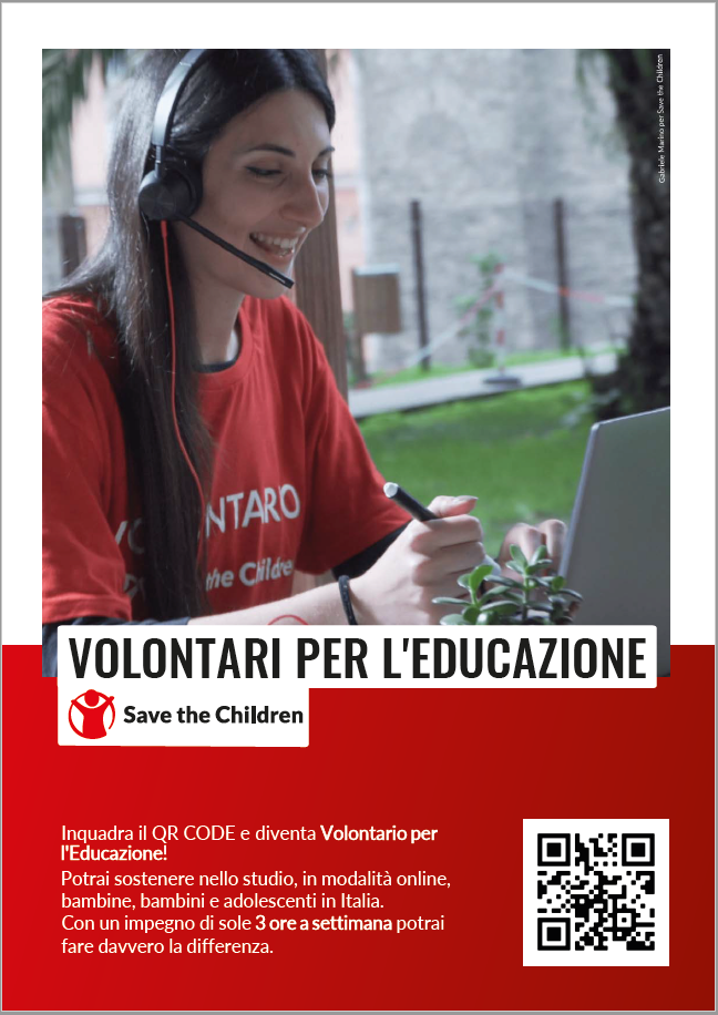 Diventa volontario per l'educazione