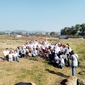 foto di gruppo agli scavi di Pyrgi