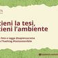 Sostieni la tesi, sostieni l'ambiente