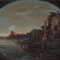 Paesaggio marino prima del restauro