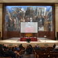 Aula magna allestita - Foto di Stefania Sepulcri