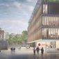 Rendering della nuova biblioteca
