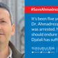 Volantino della Sar per Ahmadreza Djalali a 5 anni dall'arresto