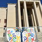 Murales per la pace alla Sapienza