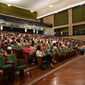 Conferenze di presentazione dei corsi in Aula magna durante la manifestazione Porte aperte alla Sapienza (pubblico in sala)