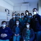 Foto dell'equipe medica e specializzandi