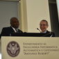 Il Ministro degli Esteri David Lammy  con il professor Roberto Navigli